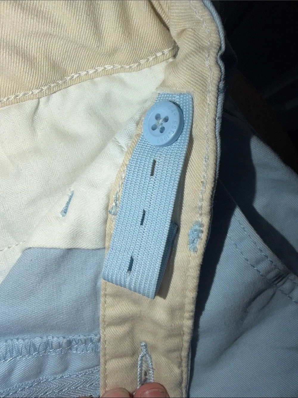 Boy’s Light Blue Cotton Chino Shorts